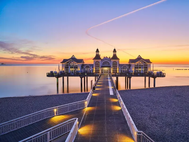 Silvester im Hotel Selliner Hof mit Blick auf die Seebrücke Sellin