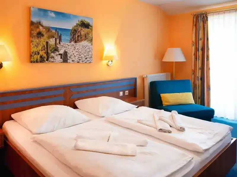 Silvester im Hotel Selliner Hof gemütliches Doppelzimmer