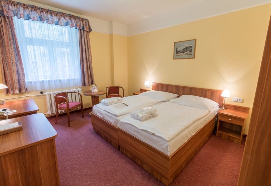 Doppelzimmer im Vltava Ensana Health Spa Hotel für Silvesterurlaub