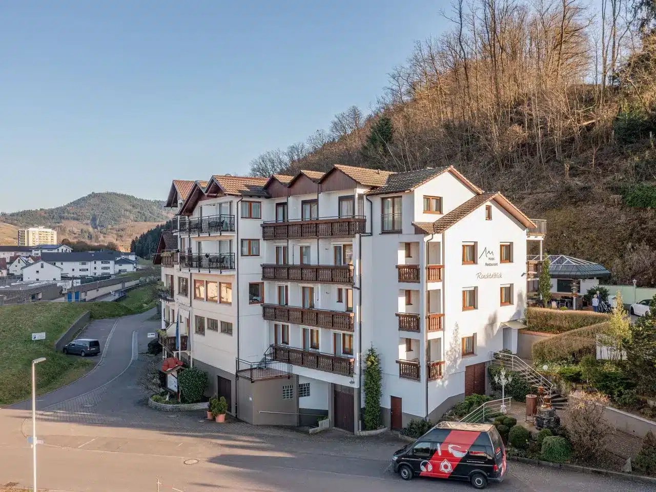 Außenansicht DEVA Hotel Renchtalblick Oberkirch zu Silvester