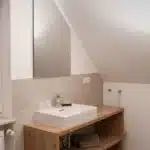 Silvester im Landgasthaus zur Krone modernes Badezimmer in Bundenthal