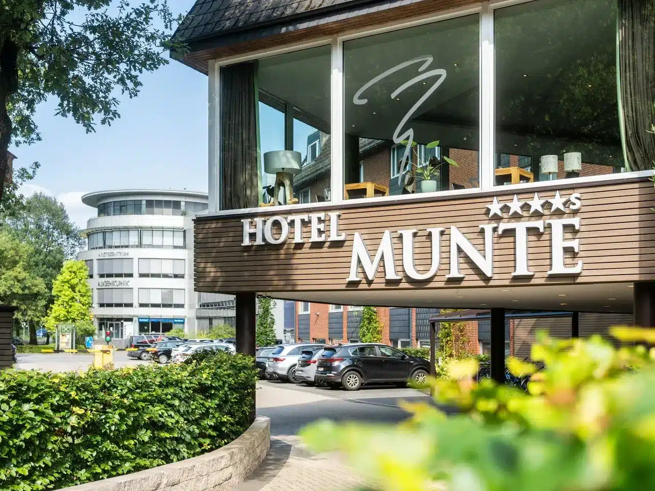 Silvester im MUNTE Wellnesshotel am Stadtwald Außenansicht Bremen