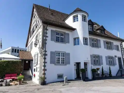 Außenansicht des Hotel und Römerhof Arbon an Silvester