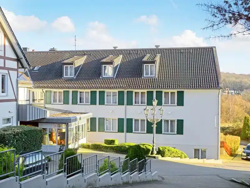 Außenansicht vom Waldhotel Eskeshof in Wuppertal zu Silvester