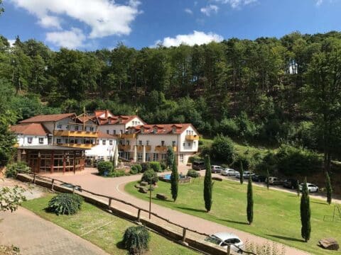 Außenansicht vom Schlosshotel Landstuhl zu Silvester
