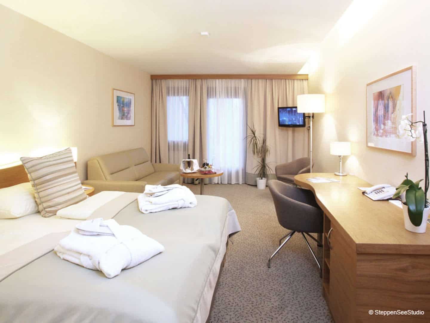 Seehotel Rust Silvester 2025 modernes Komfortzimmer