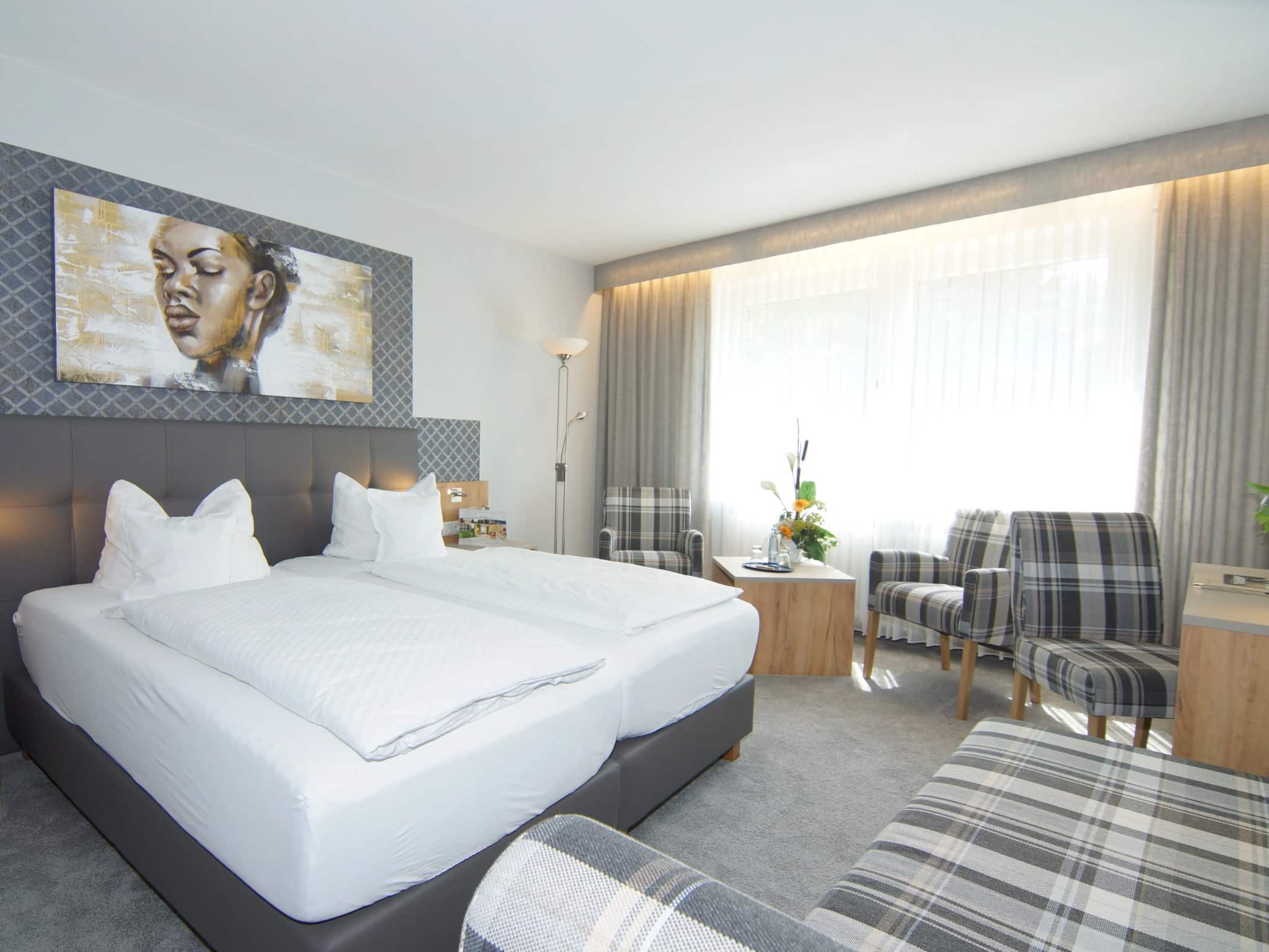 Silvester KomfortHotel Riemann modernes Doppelzimmer