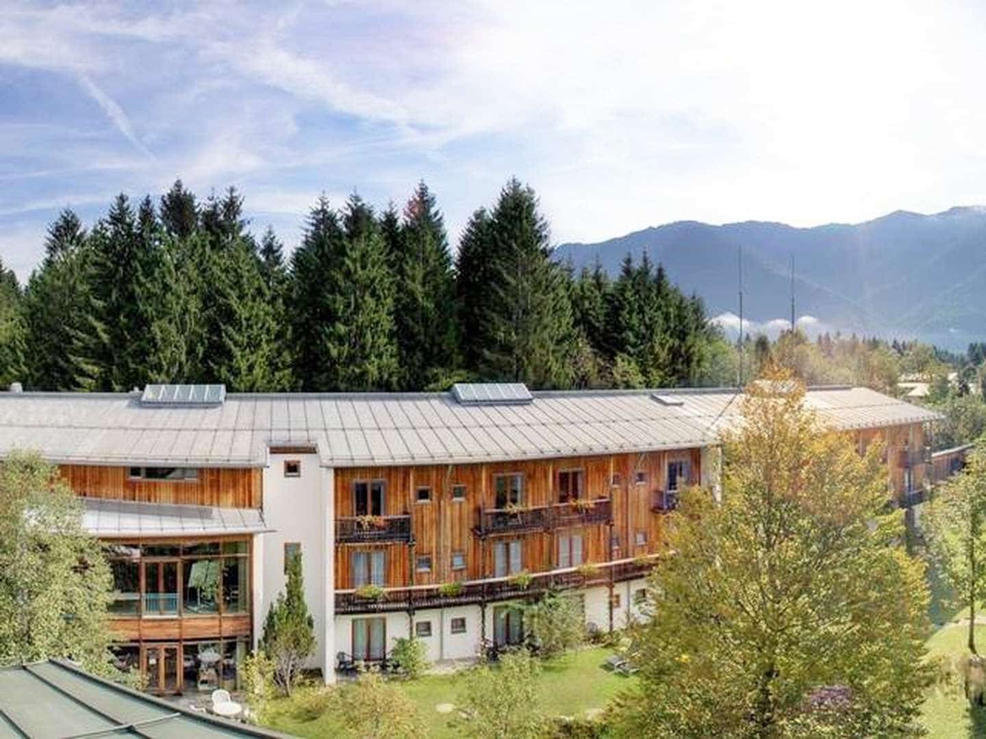 Außenansicht Outdoorhotel Jäger von Fall zu Silvester