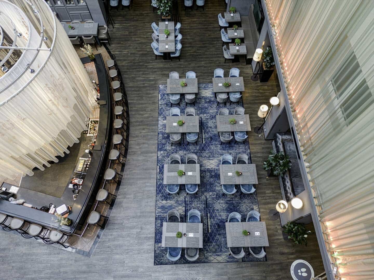 Lobby im Radisson Blu Hotel Bremen für Silvester