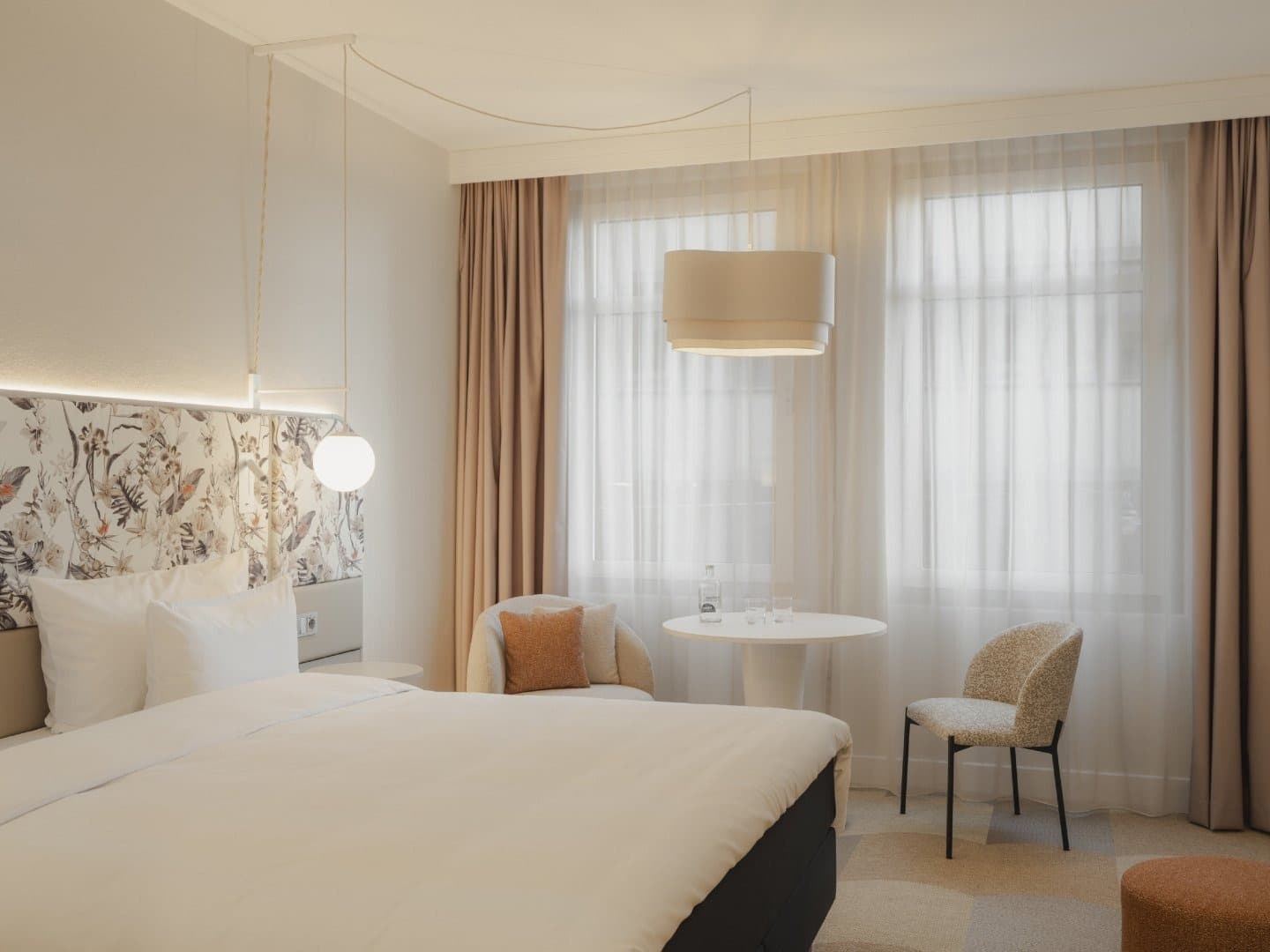 Modernes Zimmer im Radisson Blu Hotel Bremen zu Silvester