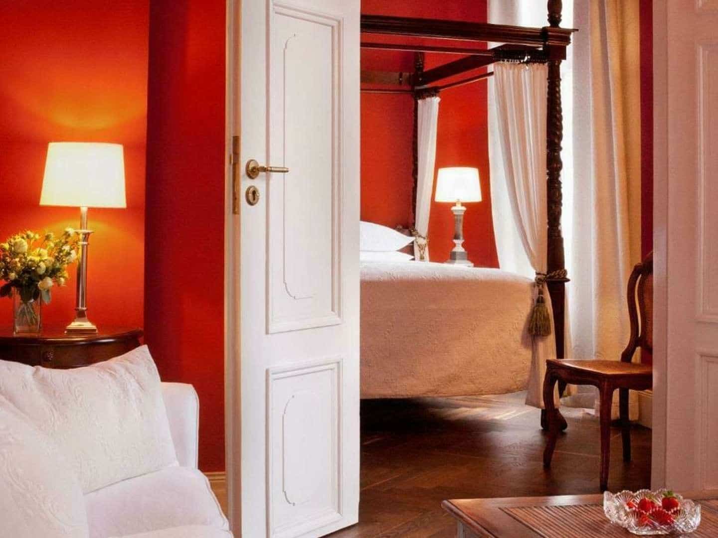 Silvester im Schloss Ziethen Hotel Zimmer mit eleganter Einrichtung