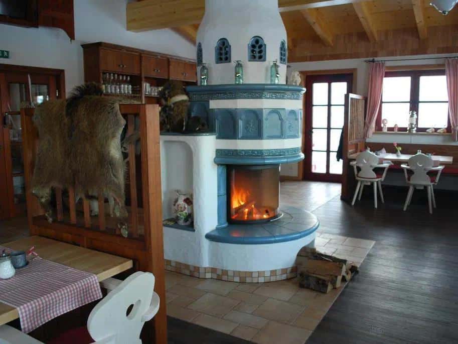 Restaurant mit Kamin im Vital-Hotel-Sonneneck zu Silvester im Harz