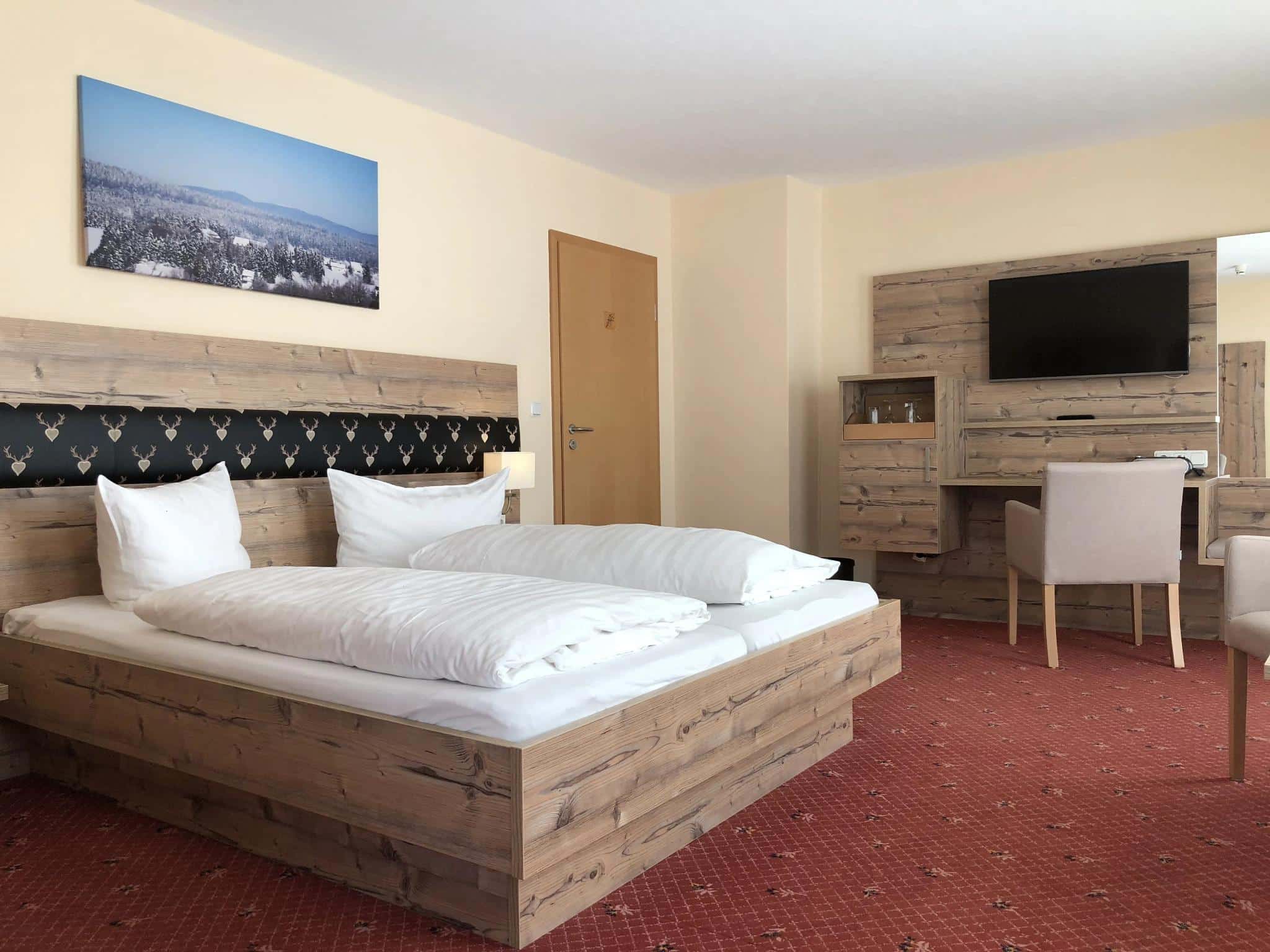 Komfortzimmer im Vital-Hotel-Sonneneck zu Silvester im Harz