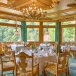 Silvester im Mönchs Waldhotel festlich gedecktes Restaurant