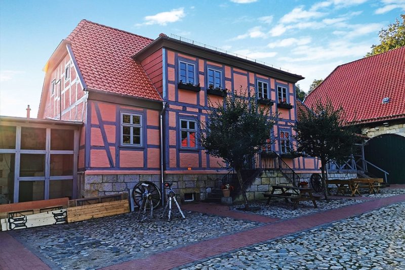 Außenansicht des Landhotel Schäferhof für Silvesterfeiern im Harz