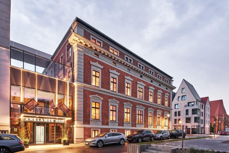 Außenansicht des Anklamer Hofs – Hotel für Silvester in Anklam