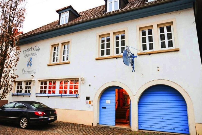 Außenansicht des Hotel Weinheber Hornung in Freinsheim für Silvester